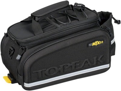 Topeak MTX 2.0 Trunk Bag DX Black 14.2x9.8x8.5in MTX 2.0
