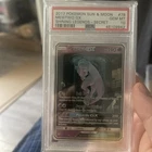 2017 POKEMON SUN & MOON SHINING LEGENDS SECRET #78 MEWTWO GX PSA 10