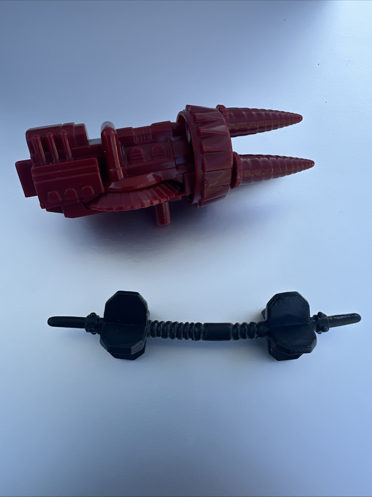 1994 TMNT SUPERMUTANTS BEBOP Tri-tipped Turtlenator & Double EdgeSpike Stick