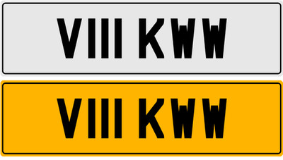 VIK WW W WEIGHT WATCHERS REP VICK VICKY VICTORIA VIKTOR NUMBER PLATE V111 KWW
