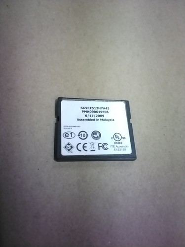 Smart SG9CF512HYA4I INDUSTRIAL COMPACT FLASH MEMORY CARD - Picture 2 of 3