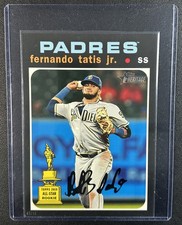 FERNANDO TATIS JR. 2020 TOPPS HERITAGE #437 ACTION 5X7 47/49 PADRES