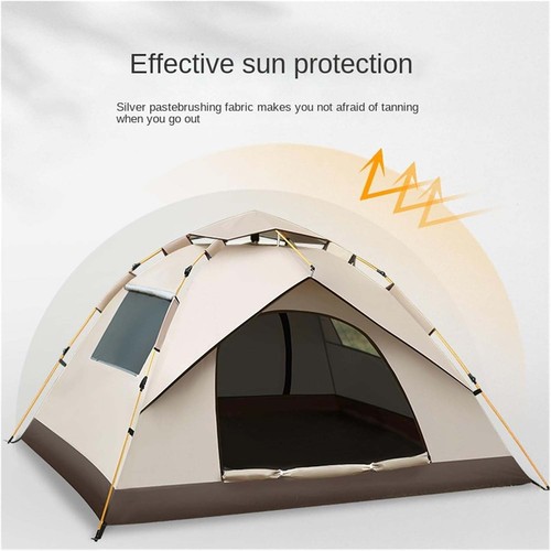 2-3 Man Automatic Instant Double Layer Pop Up Camping Hiking Tent Waterproof AU - Picture 6 of 11