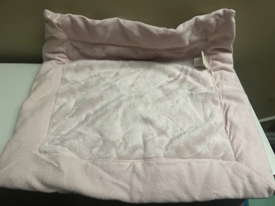 Old Navy Vintage Pink Security Blanket Baby Lovey Plush 14" Square HTF Rare - Image 2 of 4