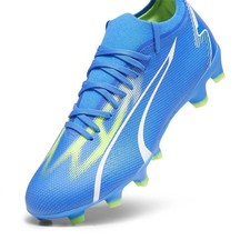 PUMA ULTRA MATCH FG/AG DAMEN FUSSBALLSCHUHE, Ultra Blue-PUMA White-Pro Green