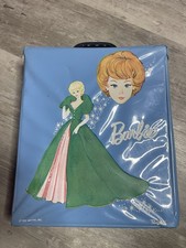 Vintage Beautiful Blue Barbie Doll Case
