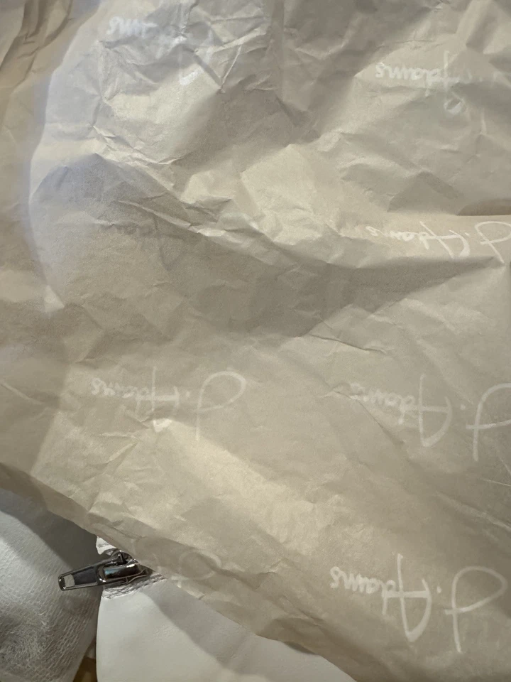 J. Adams Jody Botines Tacón Bloque Cremallera Bota, Blanco, Talla 9 Nuevo En Caja Foto 4 de 4