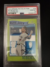PSA 10 2023 Topps Brooklyn Collection Bo BIchette Chartreuse /99 #38 Pop 2