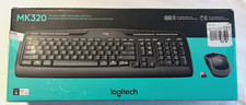 Logitech MK320 Wireless Keyboard and Mouse Combo Black - New