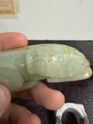 Set Lovely Antique/ Vtg. Chinese HK Export Jade Carvings of Snuff Dish, Beast — photo 10