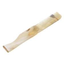 Peigne De Massage En Corne De Boeuf Naturel Démêlant Les Peignes Pliants