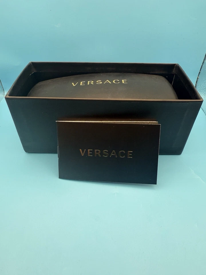 Auténticas gafas Versace Ve 1175B 1002 VE1175-B hechas en Italia 51 mm MMM Foto 3 de 4