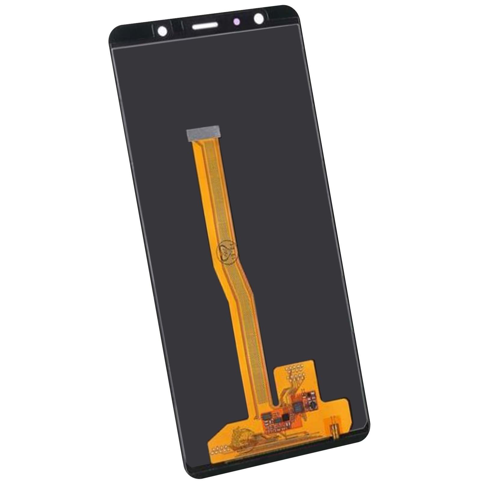 Écran LCD pour Galaxy A7 2018 avec vitre tactile noire