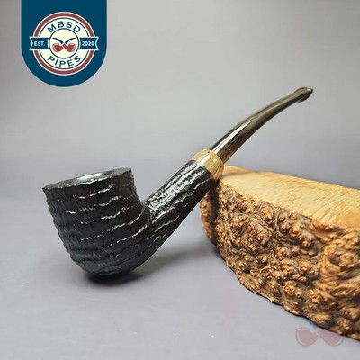 la Biota ''Economica'' Rusticated Dublin Handmade Briar Pipe, New