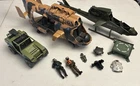 Gi Joe Lot Of Helicopters/Action Figures/ Armored Vehicle/ Incomplete
