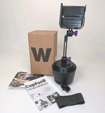WeatherTech CupFone with Extension Adjustable Cup Cell Phone Holder Purple Knobs