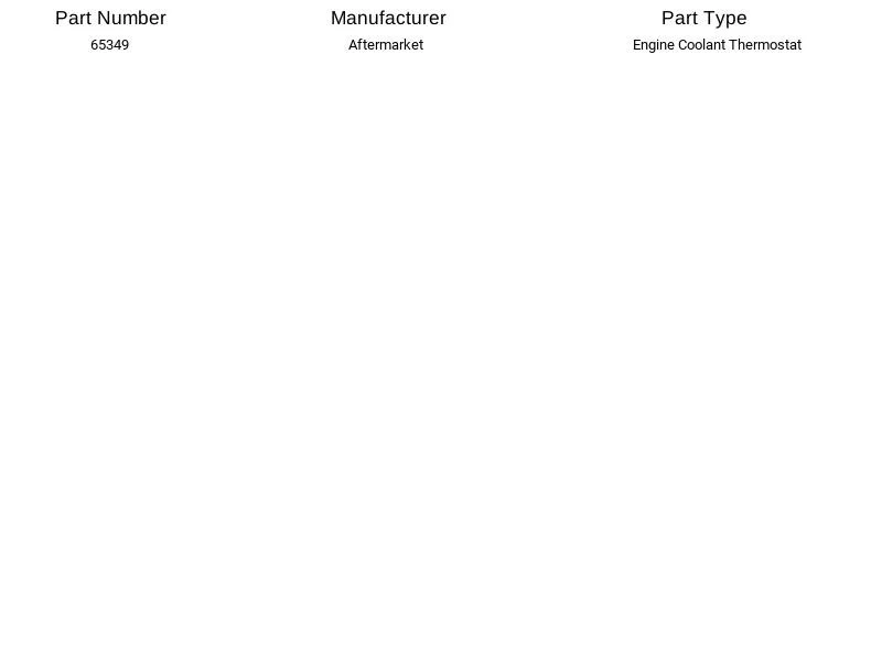 Termostato líquido de arrefecimento do motor Stant 65349 para Chevrolet Chrysler Dodge Pontiac 66-12 - Imagem 2 de 4