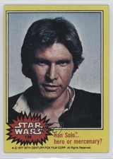 1977 Topps Star Wars Han Solo Harrison Ford Hero or Mercenary? #139 1i9m