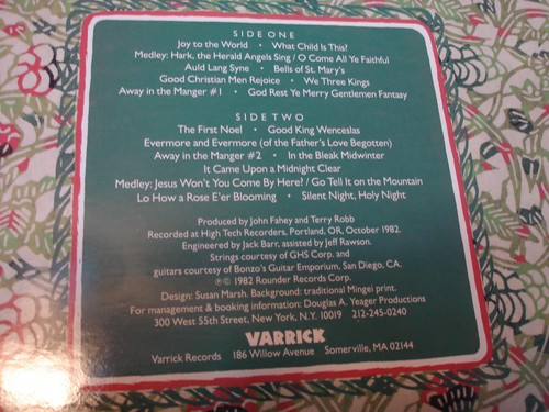 John Fahey LP Christmas Guitar Volume One NM 1982 Varrick Orig! - Picture 6 of 6