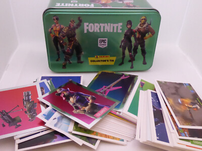 Fortnite Epic Games / Panini Collectors Tin 2019, 142 Sticker + Dose