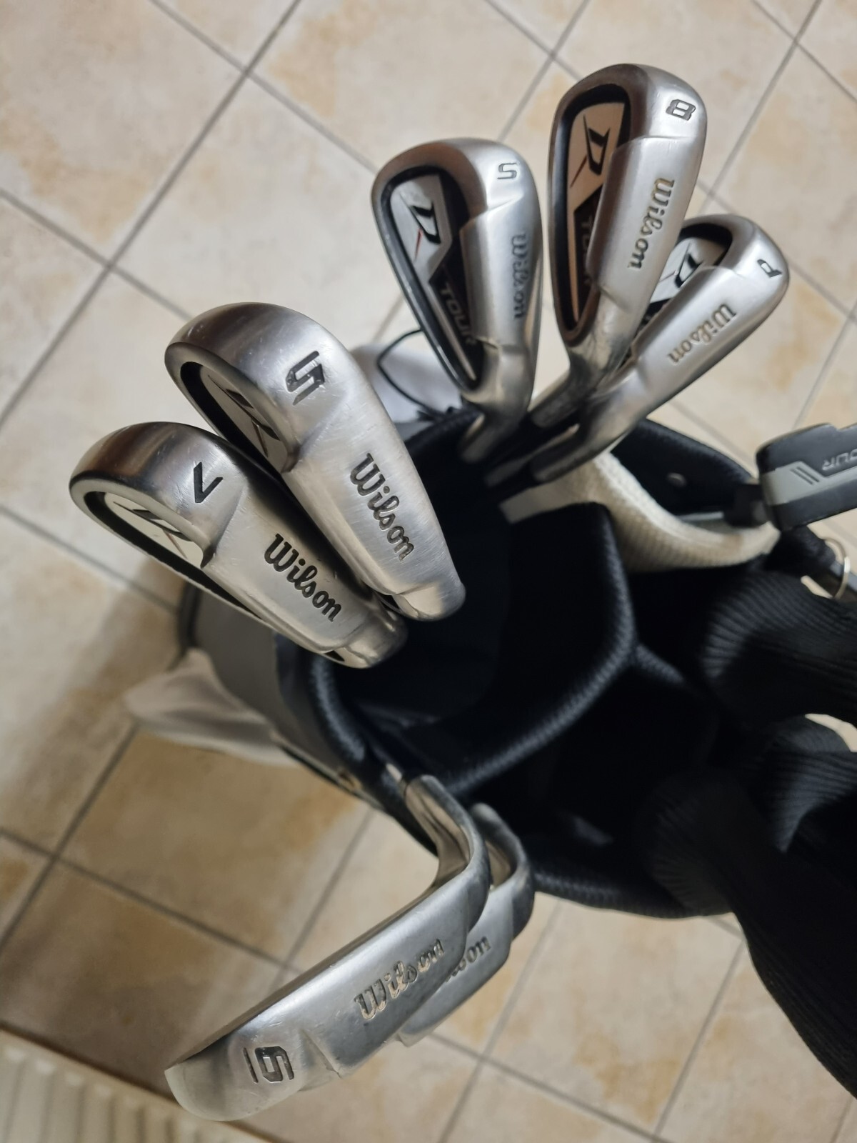 WIlson Deep Red Tour mens r/h Full golf club set. eBay