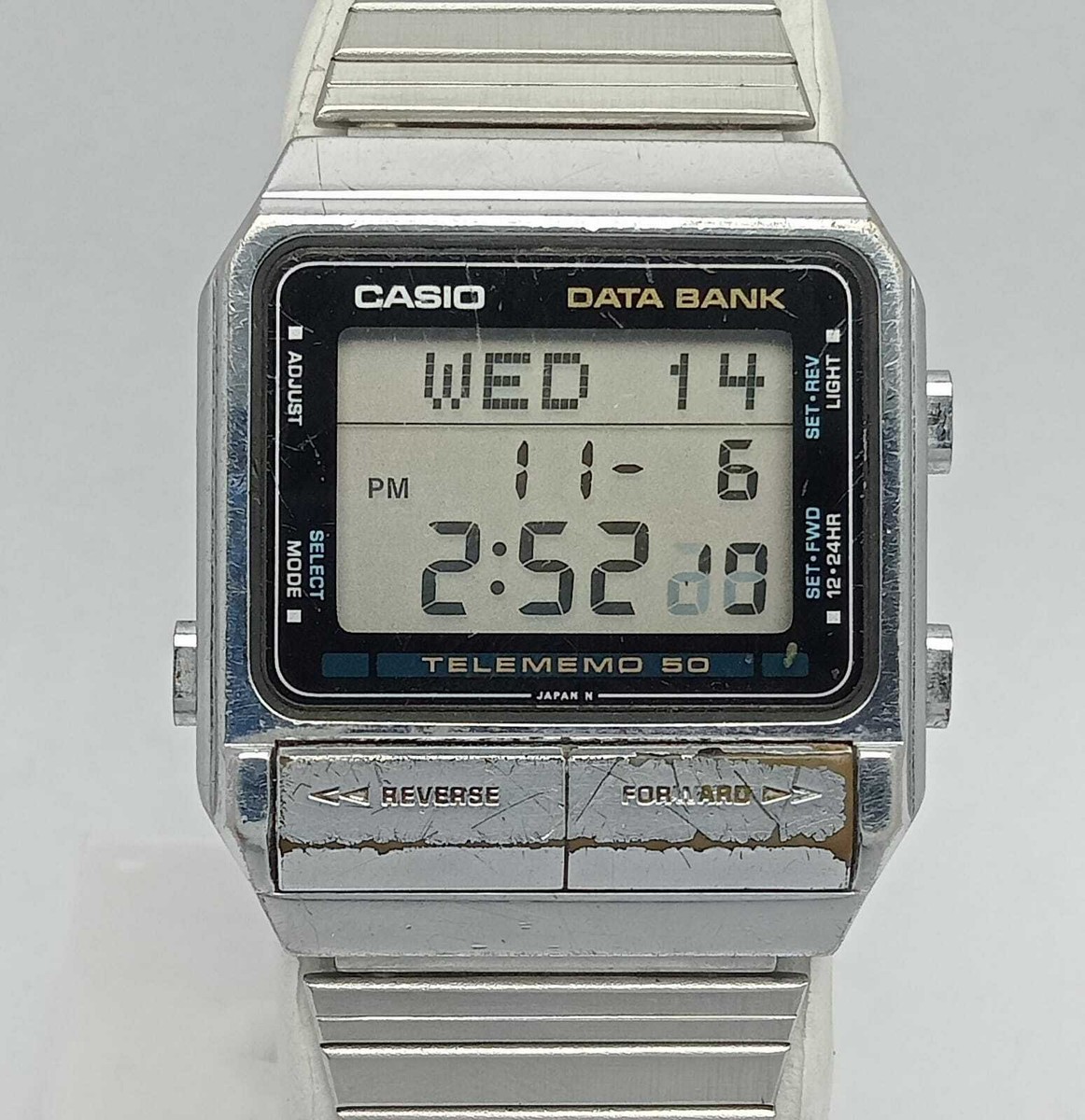 Casio Data Bank DB-500 Telememo Quartz 262 Digital Vintage Watch FWD260ARL3