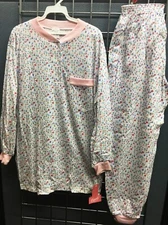 New Knit Pajama Set S M L XL Made in USA Free Shipping!