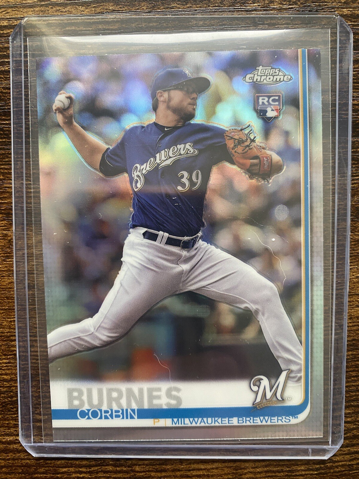2019 Topps Chrome #84 Corbin Burnes Prism Refractor RC