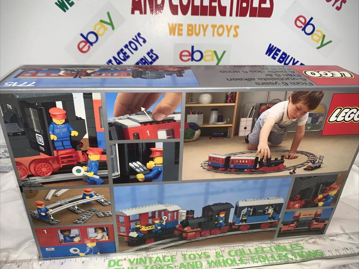 NEW Lego TRAIN 4.5 V 7715 Push-Along Passenger Steam Train 