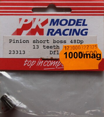 23313 PINION SHORT BOSS 13T 48DP PRECISION REINFORCED METAL TEAM CORALLY