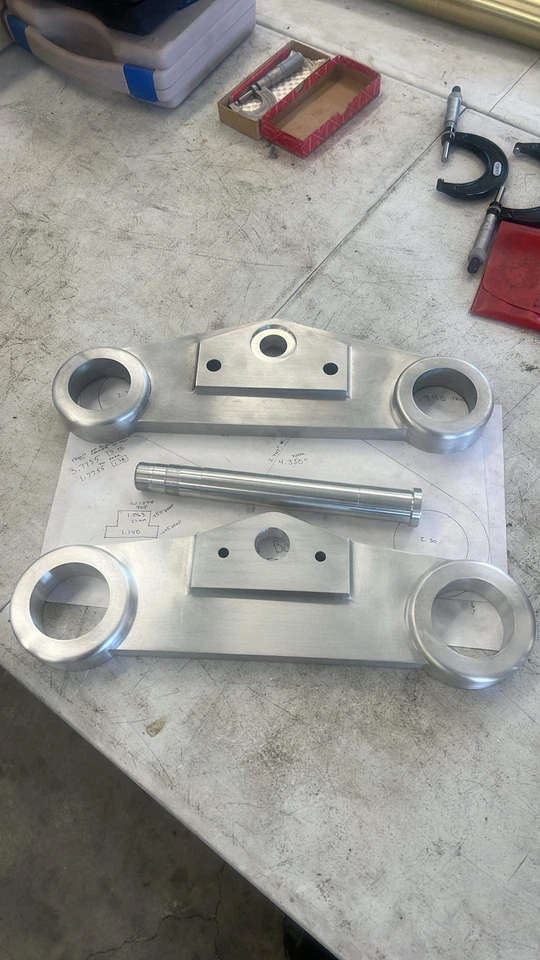 Honda 350X /  200X  (2nd Generation) Invert Clamps Foto 2 de 4