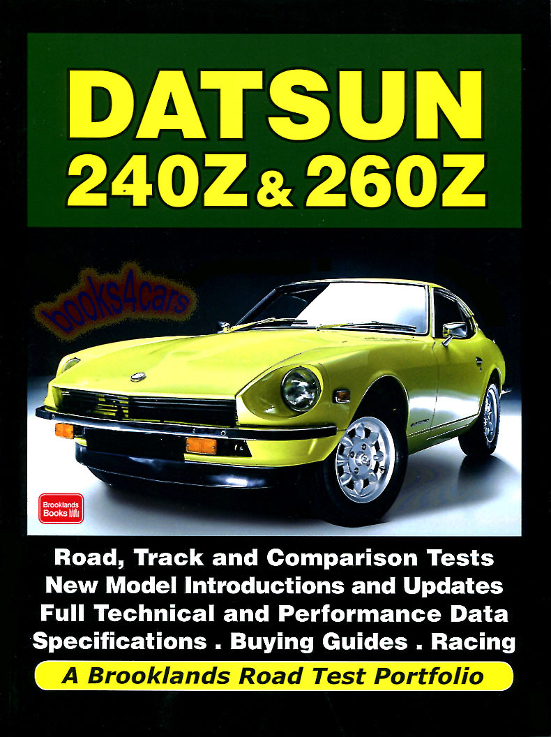 洋書 The Technical Image DATSUN 240Z BOOK NISSAN 260Z BROOKLANDS PORTFOLIO Z-CAR | eBay