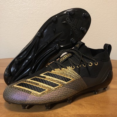 purple and gold adidas cleats