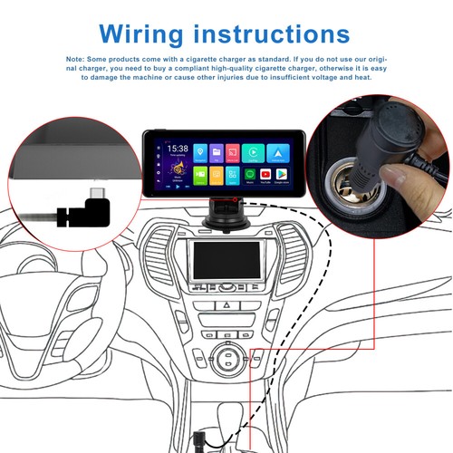 2+32 6.86" HD Android 13 Wireless Carplay Android Auto AUX SWC Auto Radio - Picture 23 of 24