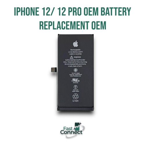 iPhone 12/ 12 Pro OEM Battery Replacement Original Apple Battery Health 80-84%