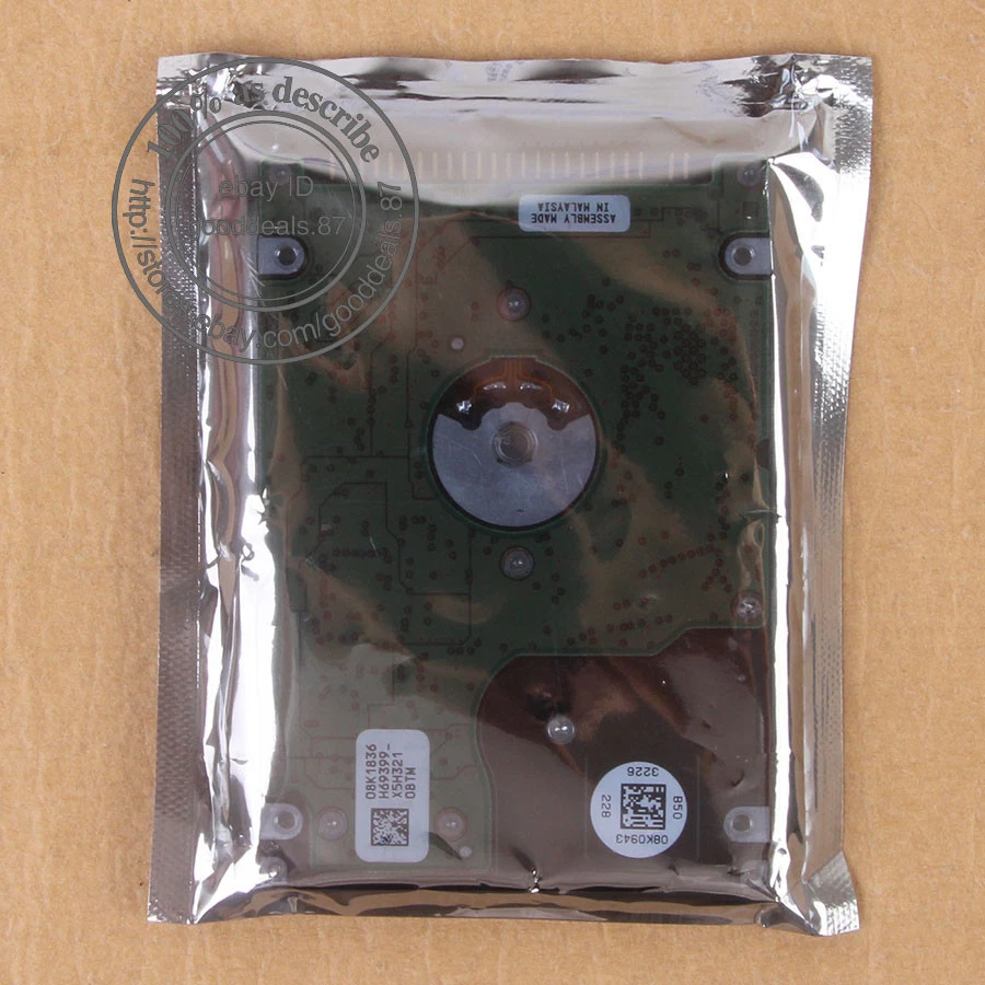 Hitachi 60 GB 2.5" 7200 RPM 8 MB IDE PATA Hard Disk Drive HDD HTS721060G9AT00 - Bild 2 von 2