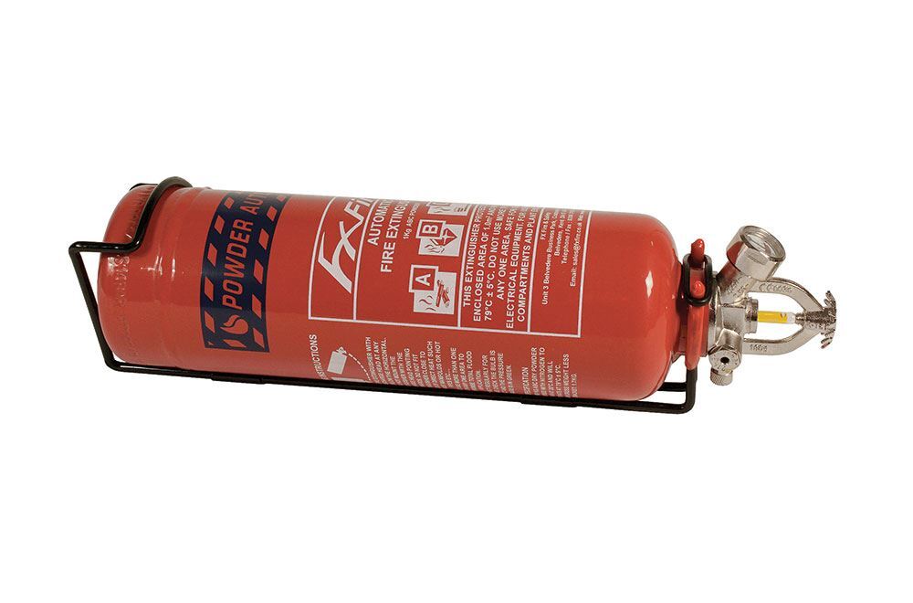 GTP Automatic A, B & C Powder Fire Extinguisher 1KG Aluminium 5 Year Warranty