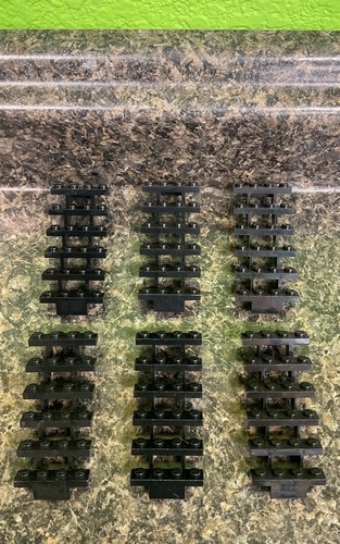 6x LEGO Stairs 7X4X6 Staircases Black 4279270 Steps Stair Lot - 第 1/1 張圖片