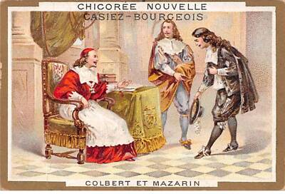 CHROMOS.AM23175.7x10 CM Env.chicorée Nouvelle.casiez-bourgeois.colbert Und Maz