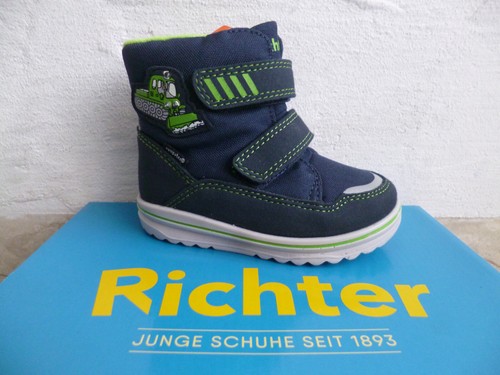Richter Boots Ankle Shoes Winter TEX Blue 2700 - Picture 2 of 12