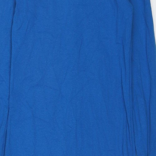 Vestido Camisa Motel Mujer Azul Algodón Talla M Cuello Botón - Imagen 4 de 10