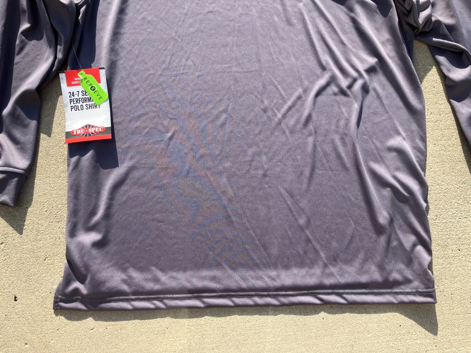 TRU – SPEC 24–7 Series Original Performance Polo Shirt Men’s 2XL Grey Police - Image 4 of 4