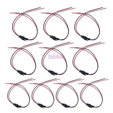10Pairs JST SM 2-Pin Pitch 2.54mm 15cm Male and Female Led Strip Wire Connector