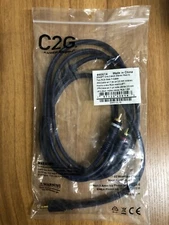 C2G 40614 3.5mm Stereo to RCA Stereo Audio Y-cable 6'