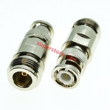 1Pcs BNC Male Plug To N Female Jack Straight RF adapter connector