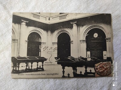 Cpa Postkarte Italien MODENE MODENA Nuovo Palazzo delle Poste Sala degli Uff