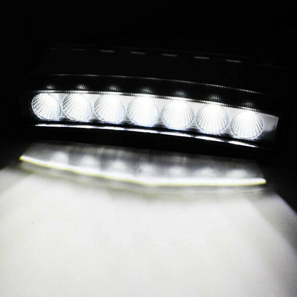 Clear Lens White Led Front Bumper Daytime Running Light For 03-05 Nissan 350Z - Imagem 4 de 4