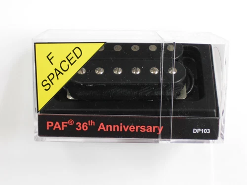 DiMarzio F-spaced PAF 36th Anniversary Neck Black DP 103