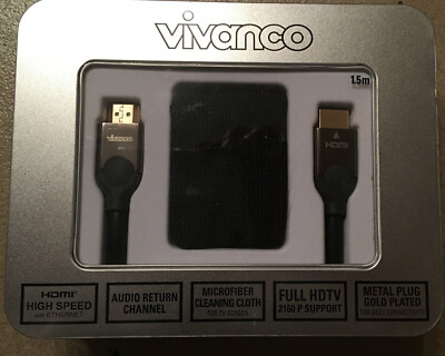 Vivanco HDMI HighSpeed Ethernet 3D UHD 4K Kabel 1,5 mtr