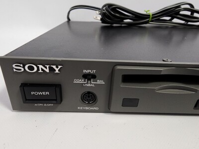 SONY MDプレイヤー　MDS-E12 No2 SONY MDS-E12 Professional MD LP Recorder Player Tested